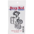 thumbnail image 1 of Deep Red Stamps Vintage Military Jeep, 1 of 5