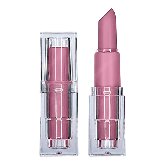 Deep Rose Pink Satin Lipstick, Highly Pigmented, Long-wearing, Moisturizing Formula, Portable Full-size Design for Everyday & Party Makeup, for Women
