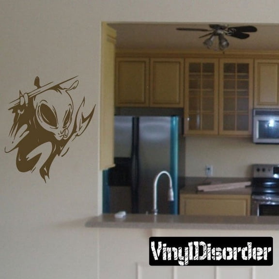 Deep Sea Alien Decal - 36 Inches