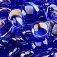 thumbnail image 1 of Deep Sea Blue Fire Pit Glass Beads | 3/4", Semi-Reflective, 10 lbs, 1 of 4
