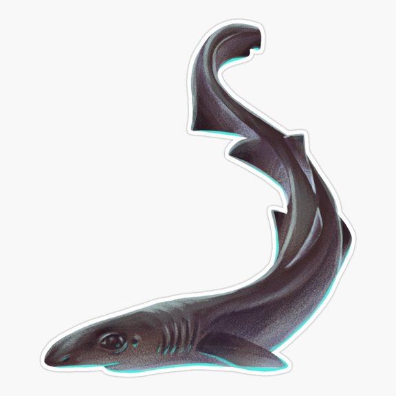 Deep Sea Cat Shark Sticker