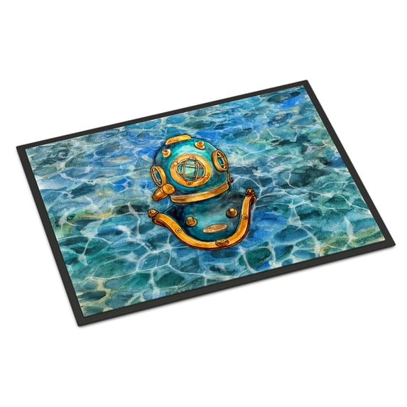 Deep Sea Diving Helmet Doormat 24x36