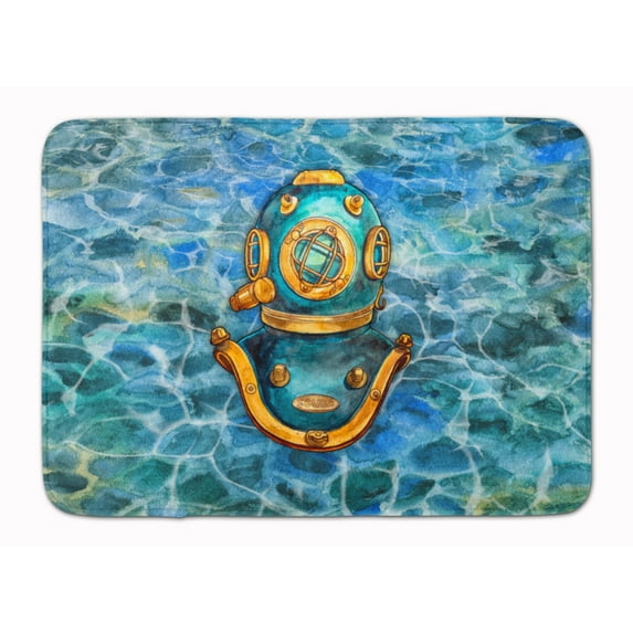 Deep Sea Diving Helmet Machine Washable Memory Foam Mat