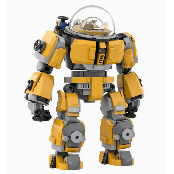 Deep-Sea Exploration Mech Building Set | Brick-Built Submarine Explorer