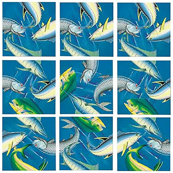 Scramble Squares Deep Sea Fish Puzzle