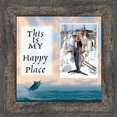 thumbnail image 1 of Deep Sea Fisherman's Happy Place, Fishing Gifts, Beach, Boating or Fishing Decor, Personalized Picture Frame, 10X10 9723, 1 of 6