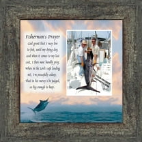 Deep Sea Fisherman's Prayer, Fisherman's Prayer, Fishing Gifts, Beach, Boating or Fishing Decor, Personalized Picture Frame, 10X10 9702