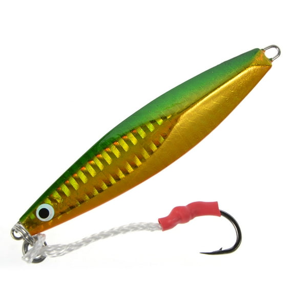 Deep Sea Fishing Lures Minnow Lure (Butterfly Jig) By Cabo Jerkbait Lead Lure (Yellow) 3.46-Inch