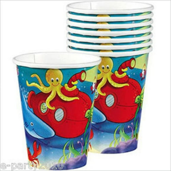Deep Sea Fun 9oz Paper Cups (8ct)