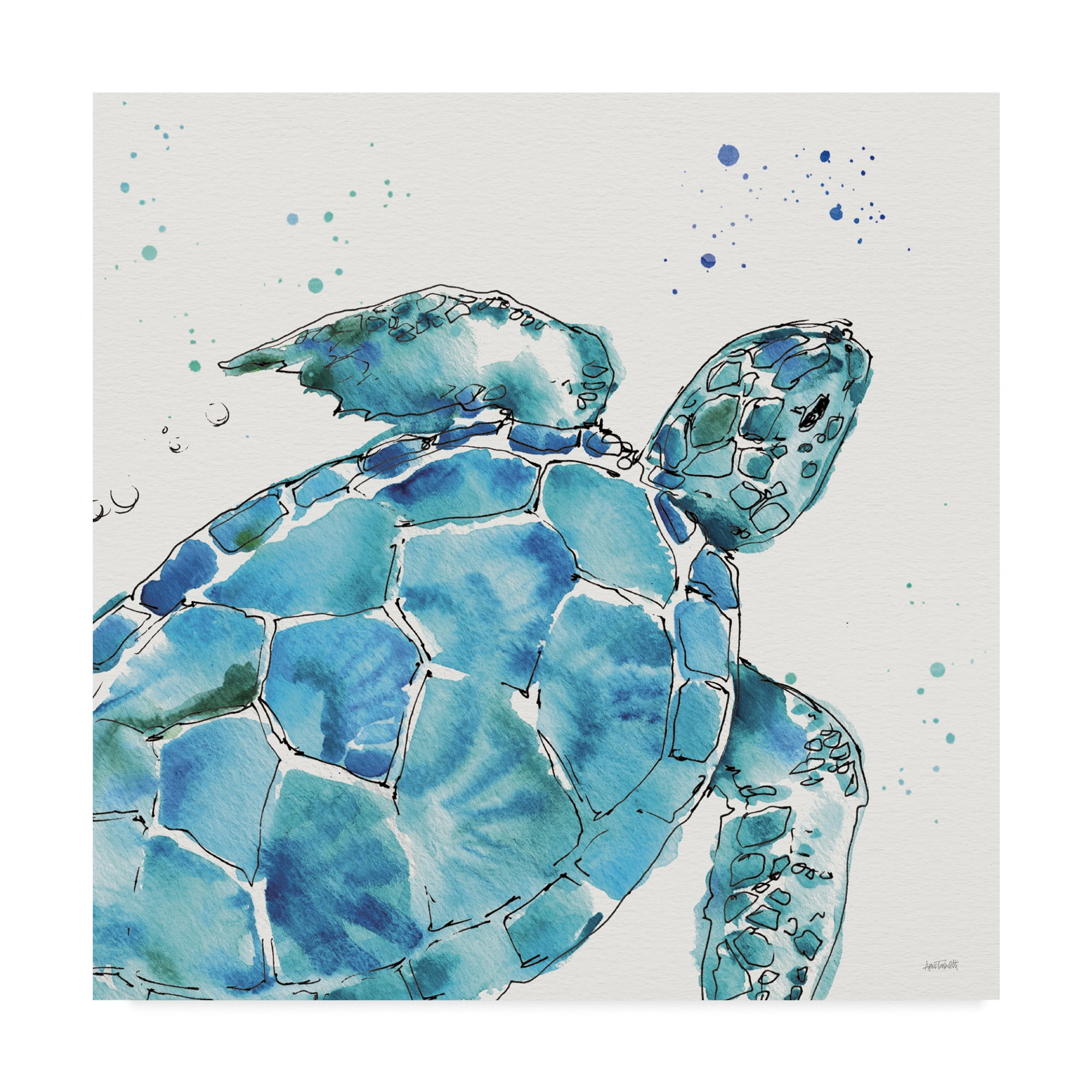 Trademark Fine Art 'Deep Sea IX' Canvas Art by Anne Tavoletti