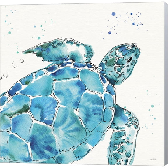Deep Sea IX by Anne Tavoletti, Canvas Wall Art, 12W x 12H