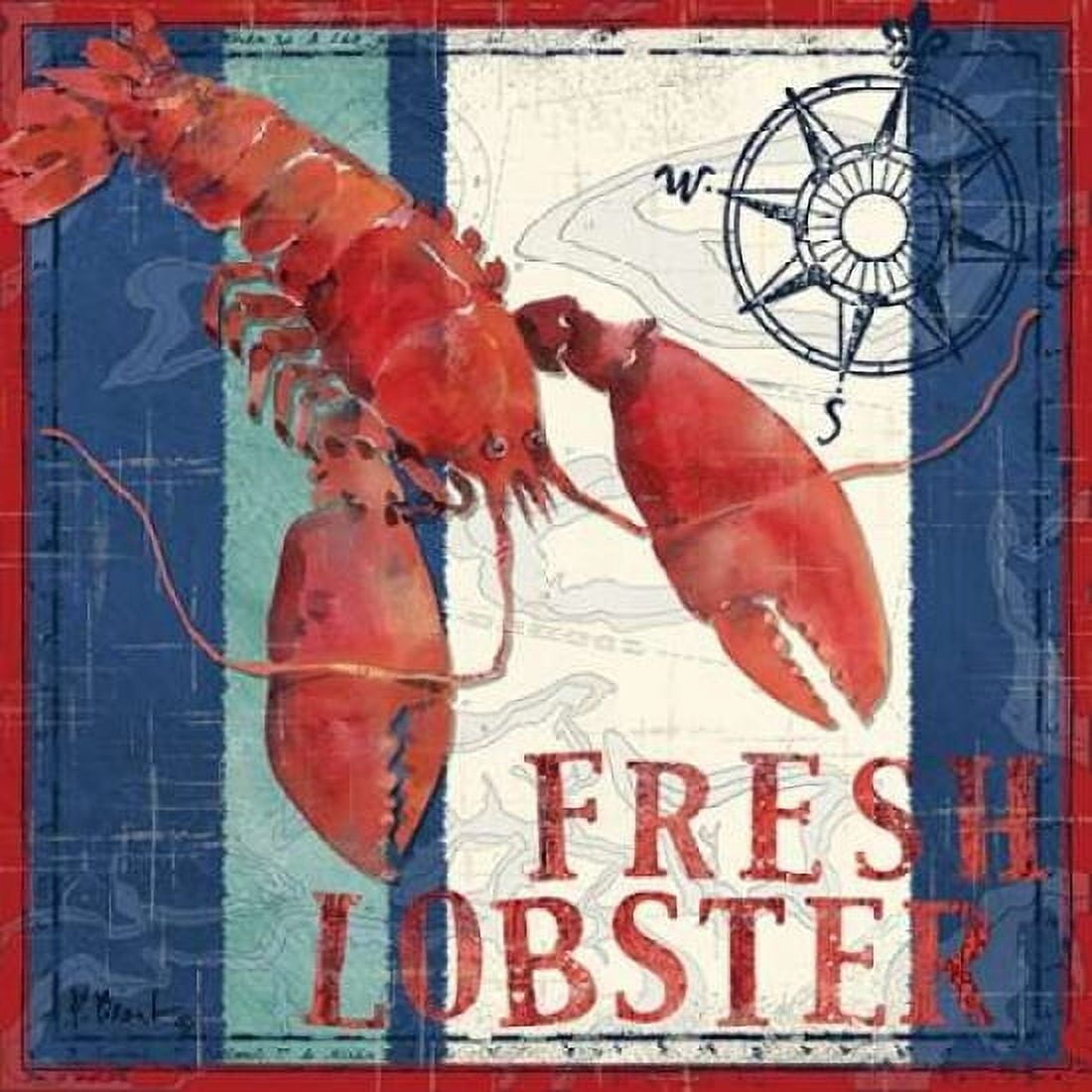 Deep Sea Lobster Canvas Art - Paul Brent (24 x 24)