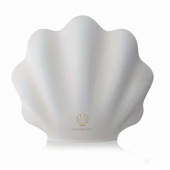 Deep Sea Shell Aromatherapy Humidifier 7 Color LED Flame Diffuser for Home Bedroom Office, USB Powered Essential Oil Cold Mist Diffuser with Auto Shut-Off