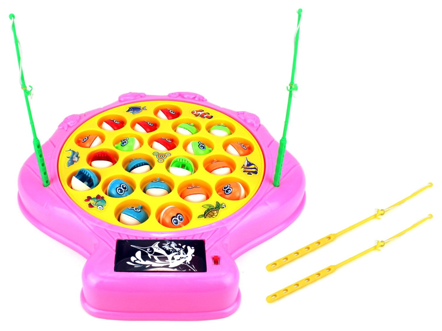 Deep Sea Shell Fishing Game for Children Battery Operated Rotating