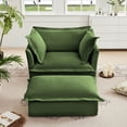 thumbnail image 1 of Deep Seat Armchair with Sturdy Build - Reliable Seating for Long - term Use, 1 of 6