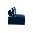 thumbnail image 1 of Deep Seat Armless Accent Single Lazy Sofa Lounge Arm Chair,Leisure Barrel Chairs for Living Room/Office/Bedroom, 1 of 9