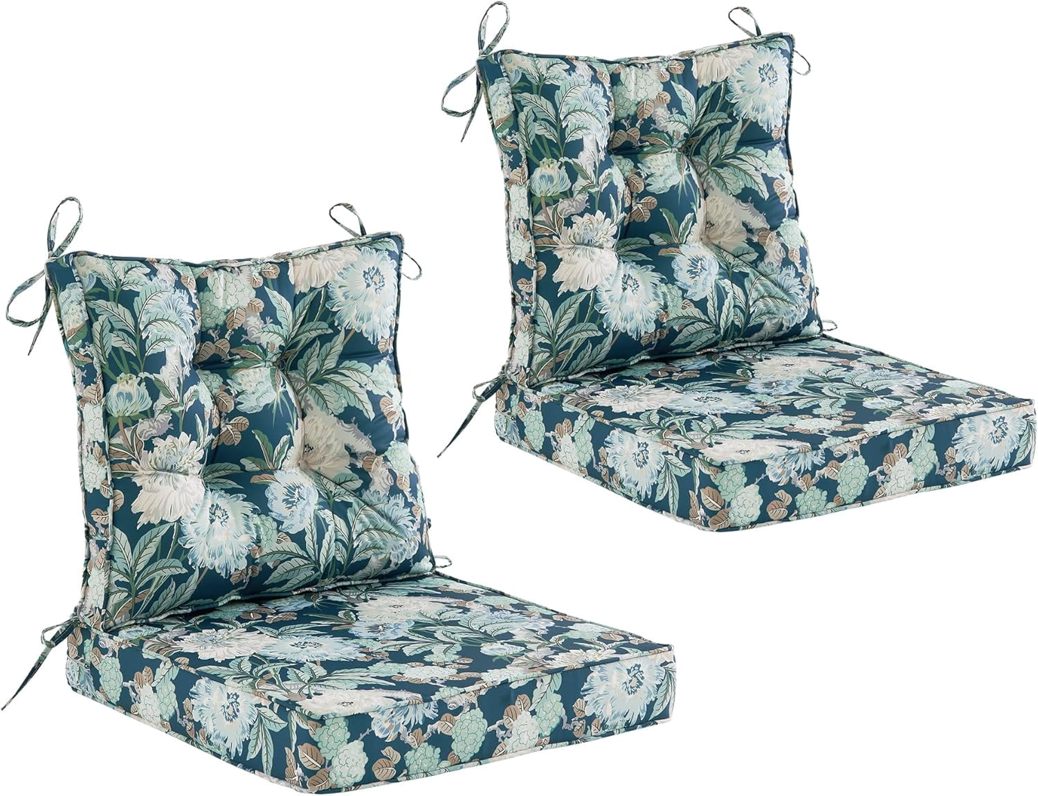 Deep Seat Cushions for Outdoor Furniture | Extra Thick | Tufted Low ...