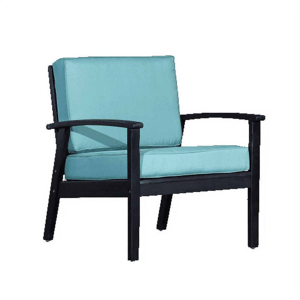 Deep Seat Eucalyptus Chair , Environmentally Friendly Wood Chair with