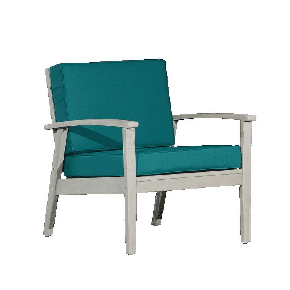 Deep Seat Eucalyptus Chair , Environmentally Friendly Wood Chair with