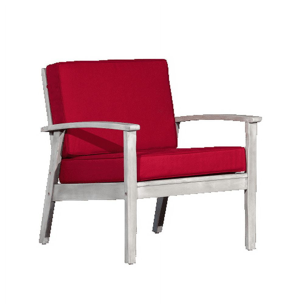 Deep Seat Eucalyptus Chair , Environmentally Friendly Wood Chair with