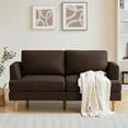 Deep Seat Loveseat Sofa 65", Small Couches for Small Spaces Love Seat