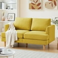 Deep Seat Loveseat Sofa 65", Small Couches for Small Spaces Love Seat