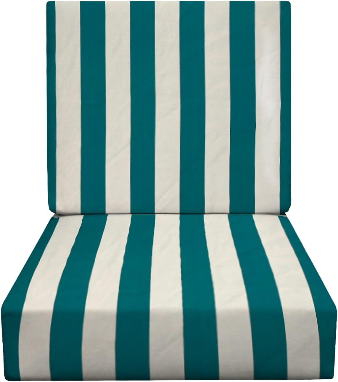 Deep Seating Foam Cushion Set 23\u201D x 24\u201D Seat AllWeather