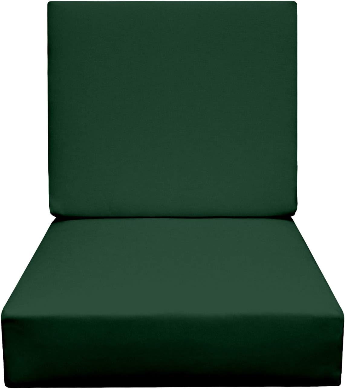 Deep Seating Foam Cushion Set 23\u201D x 24\u201D Seat AllWeather