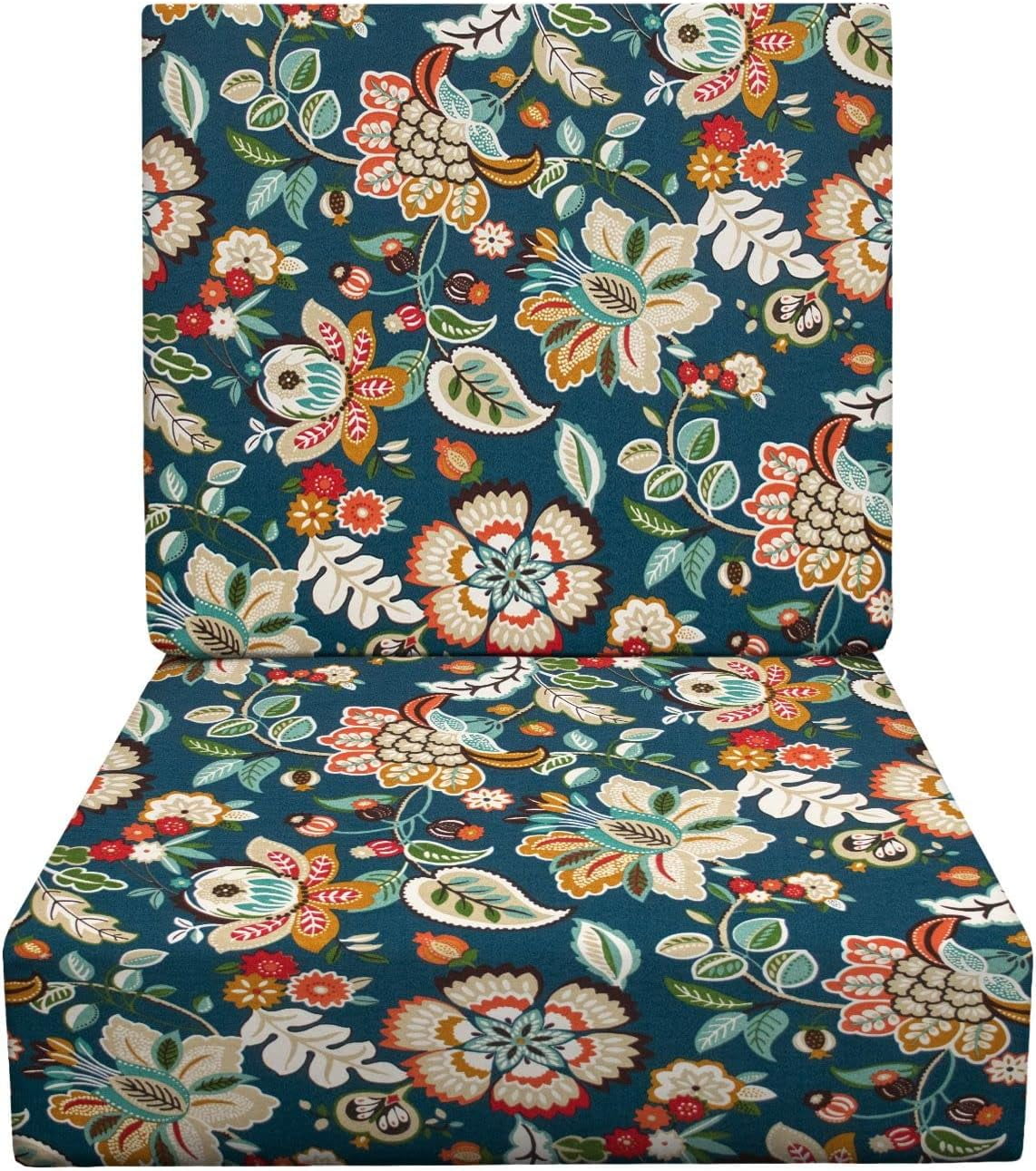 Deep Seating Foam Cushion Set 24\u201D x 24\u201D Seat AllWeather