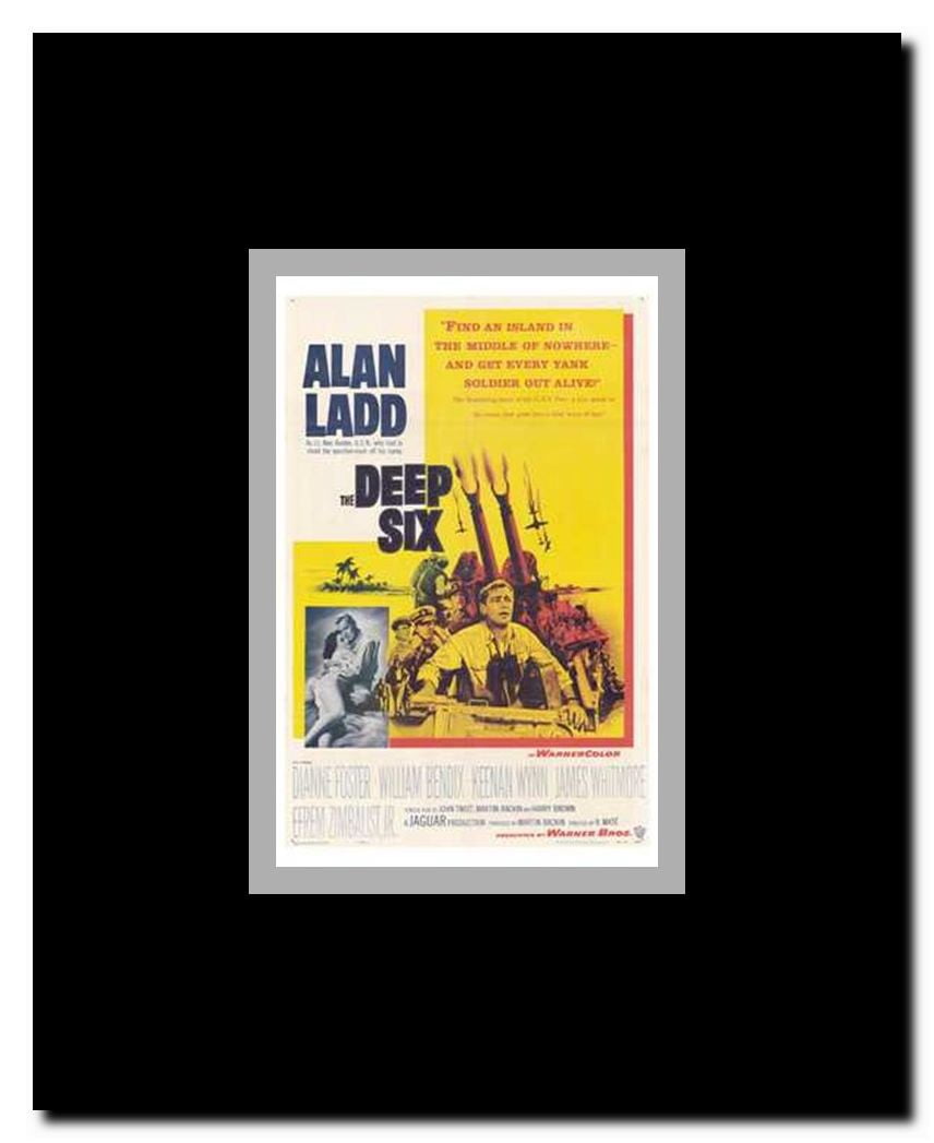 Deep Six Framed Movie Poster