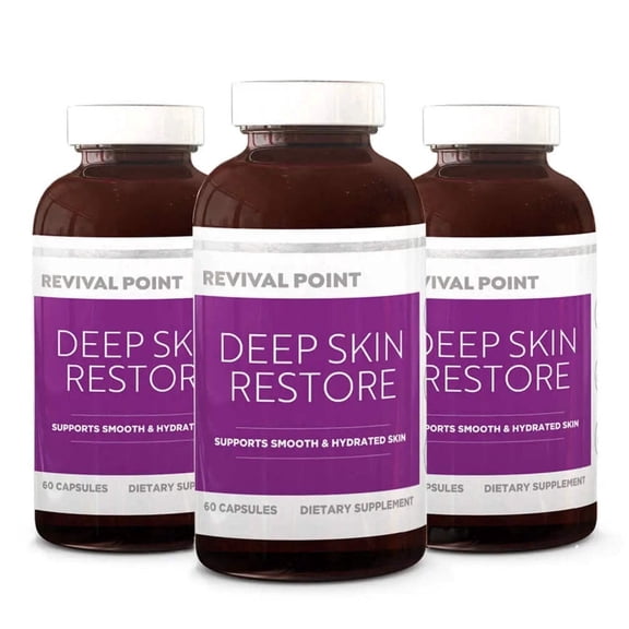 Deep Skin Restore - Anti Aging Skin Care Vitamins - 180 count