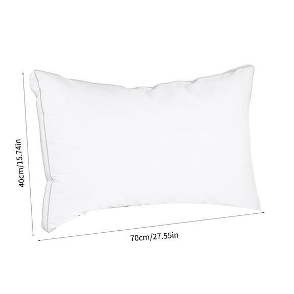 Deep Sleep Pillow, Bedding Bed Pillows For Sleeping White 1pc Cool Hotel Quality Gusseted Pillow For Back Stomach Or Side Sleepers