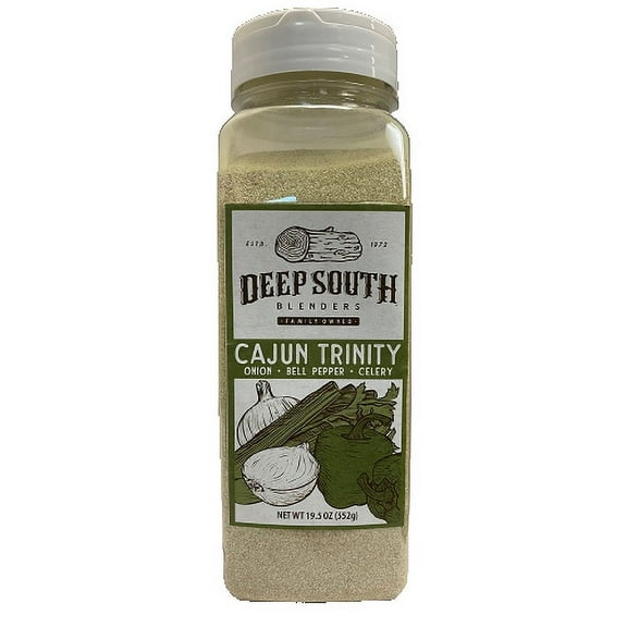 Deep South Cajun Trinity Spice Blend 19.5 oz Resealable Jars