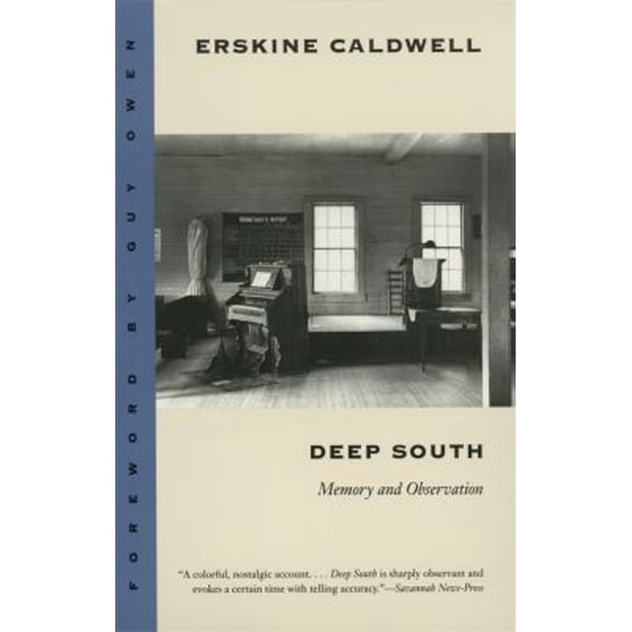 Pre-Owned Deep South: Memory and Observation (Paperback) 0820317160 9780820317168