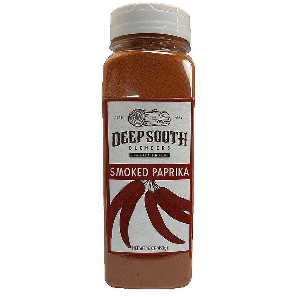 Deep South Smoked Paprika, 16 oz. Ground Single Spice In Resealable Plastic  Jars - Walmart.com, image size:1000x1000