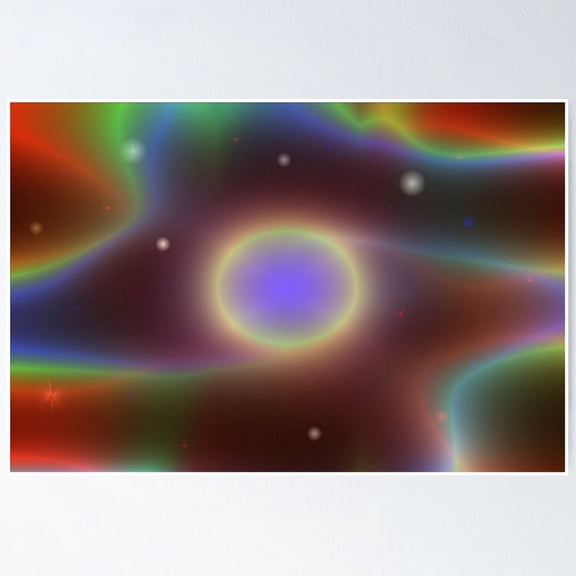 Deep Space Poster- Unframed Poster | Wall Art | Perfect For Home Decor & Gifts, 12x18