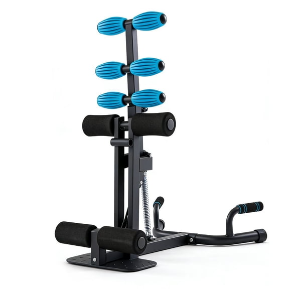 Deep Squat Machine For Home Gym, All-in-One Equipment, Adjustable For Glutes & Legs, Easy Assembly, 32.9x22.4x36.6 In, 300 Lbs,Blue