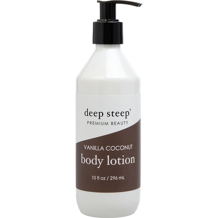 Deep Steep Body Lotion, 10oz (Vanilla Coconut)