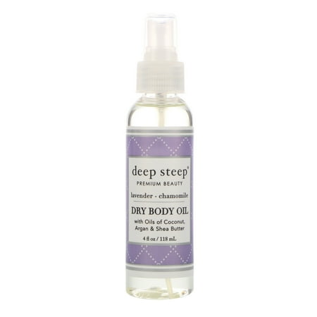 Deep Steep Dry Body Oil Lavender Chamomile 4 oz Spray