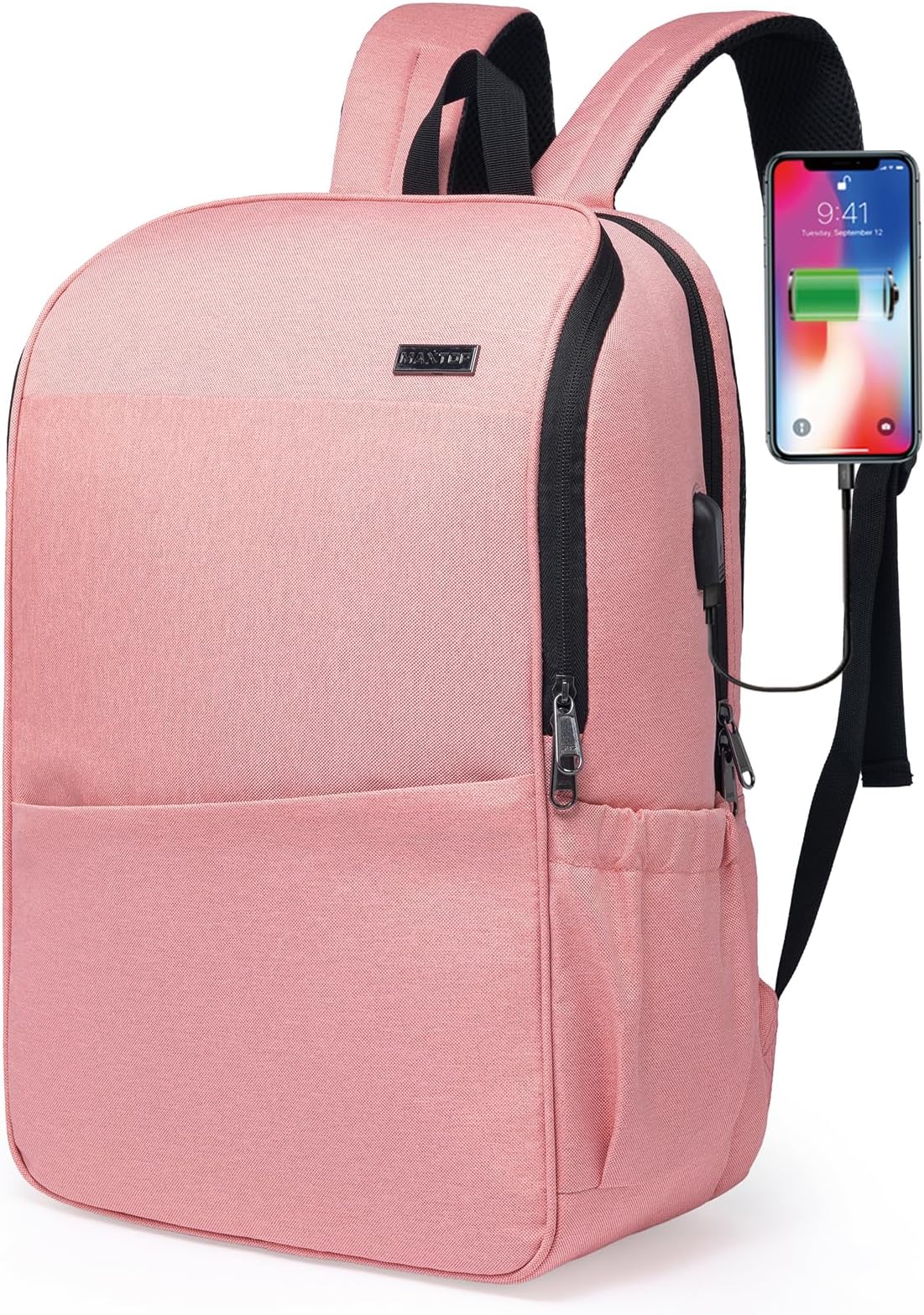Deep Storage Laptop Backpack with Port[Water Resistant] College School ...