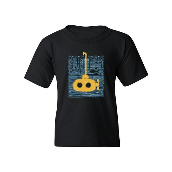 Deep Submarine Summer T-Shirt Juniors -Image by Shutterstock, x-Small