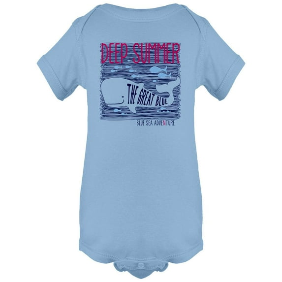 Deep Summer Whale Bodysuit Infant -Image by Shutterstock, 24 Months