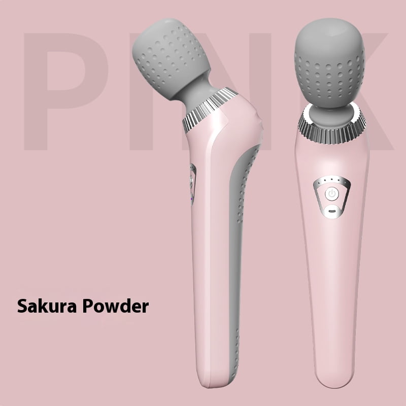 Deep Tissue Massage Gun USB Rechargeable Portable Full Body Muscle Massage 5-speed Adjustable Fascia Gun Pink and Black