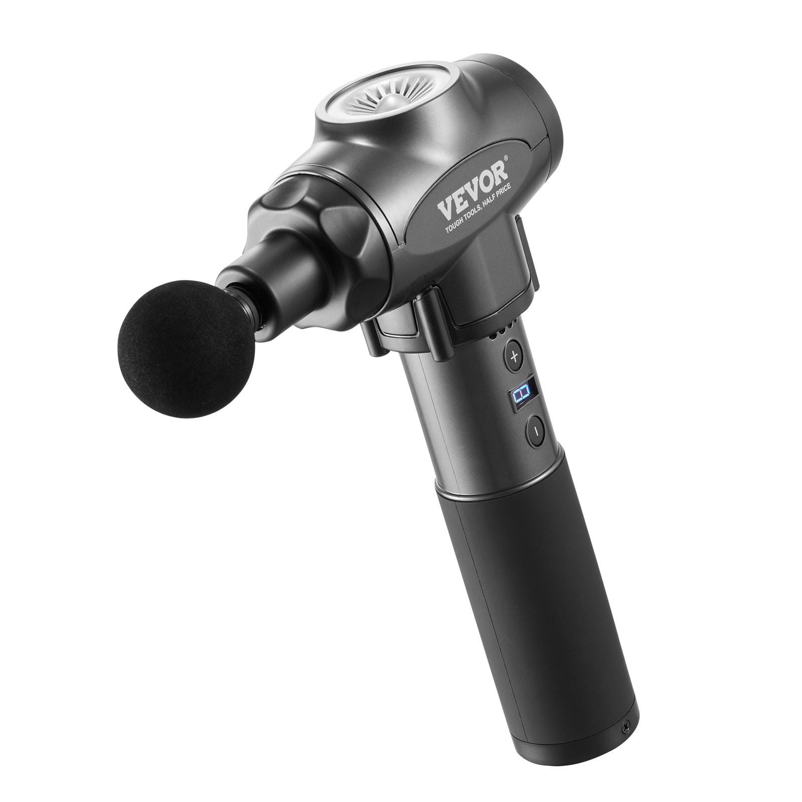 Deep Tissue Massage Gun with 9 Speeds 6 Heads 24V 2500mAh Battery Percussion Muscle Massager for Athletes Pain Relief Muscle Relaxation