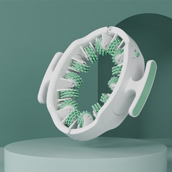 Deep Tissue Muscle Roller Massager, 14-Roller Manual Massage Tool For Legs, Back, Neck & Shoulder, Portable Handheld Body Massager For Muscle Recovery & Relaxation