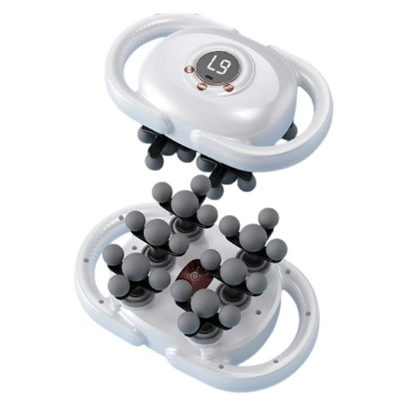 Deep Tissue Percussion Massage Gun - Professional Handheld Muscle Massager with 12 Interchangeable Heads, USB Rechargeable Portable Percussion Therapy Device for Athletes, Home & Gym Use