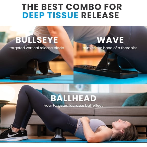 Deep Tissue Pro - Adjustable Psoas Muscle Release Tool for Hip, Back, Neck Pain Relief with Trigger Point Therapy