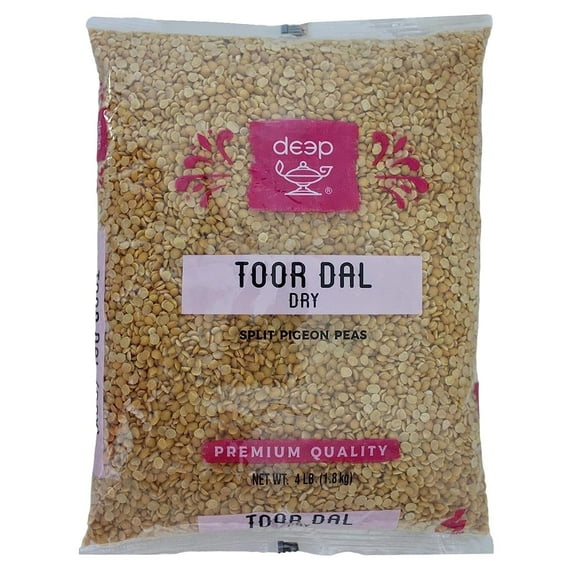 Deep Toor Dal - Dry - 4 lbs Pack of 3