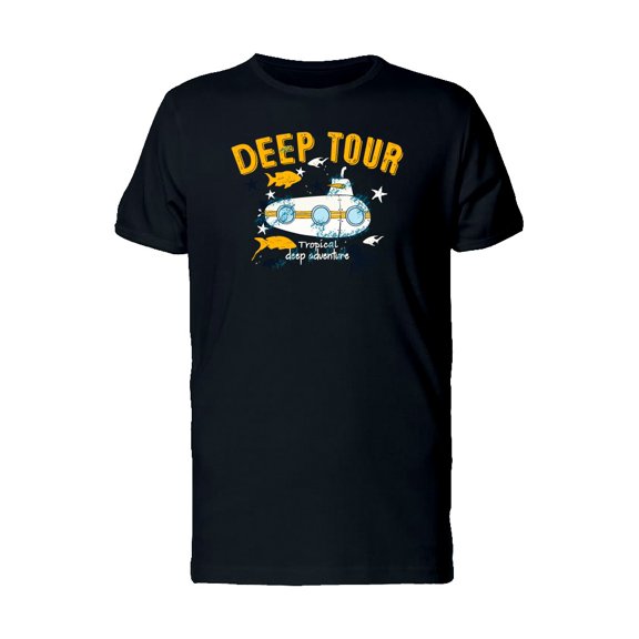 Deep Tour Tropical Deep T-Shirt Men -Image by Shutterstock, Male Small