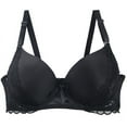 thumbnail image 1 of Deep V Bras for Women No Underwire Smooth Wireless Bralettes Comfort Seamless Plunge Bra with Support, 1 of 5